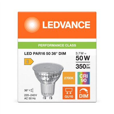 LED PAR16 DIM P 3.7W 927 GU10