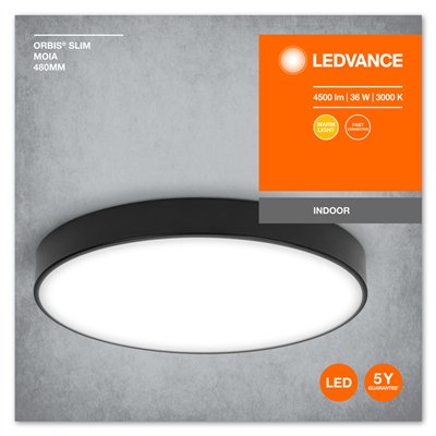 CEILING MOIA 480mm 36W Black