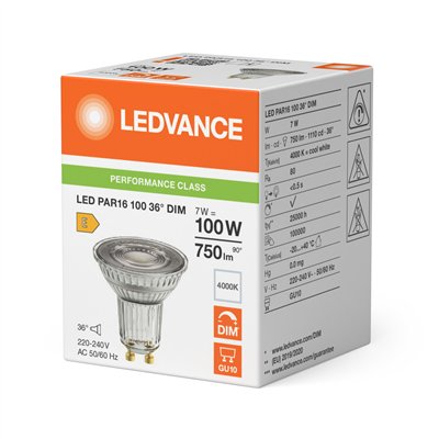 LED PAR16 DIM P 7W 840 GU10