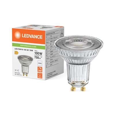 LED PAR16 DIM P 7W 840 GU10