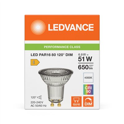 LED PAR16 DIM P 6.9W 940 GU10