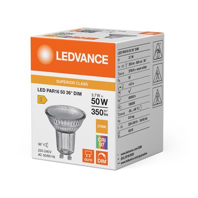 LED PAR16 DIM S 3.7W 927 GU10