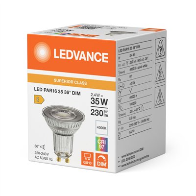 LED PAR16 DIM S 2.4W 940 GU10