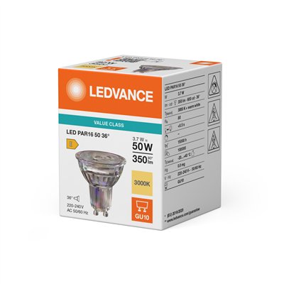 LED PAR16 P 3.7W 830 GU10