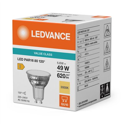 LED PAR16 P 5.6W 830 GU10