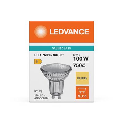 LED PAR16 P 8W 830 GU10