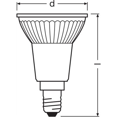 LED PAR16 P 3.7W 827 E14