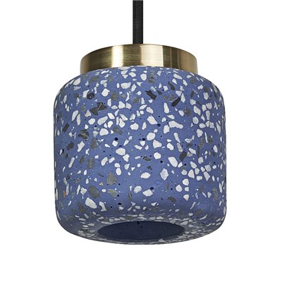 Decor Terazzo Ball Pendant 1XGU10 Blue