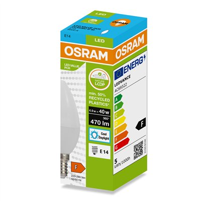 LED PCR CLASSIC B 4.9W/6500K E14