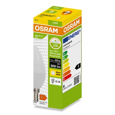 LED PCR CLASSIC B 7.5W/2700K E14