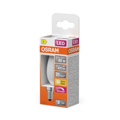 LED Retrofit CLASSIC B DIM 3.4W 827 Frosted E14