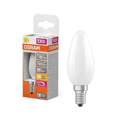 LED Retrofit CLASSIC B DIM 3.4W 827 Frosted E14