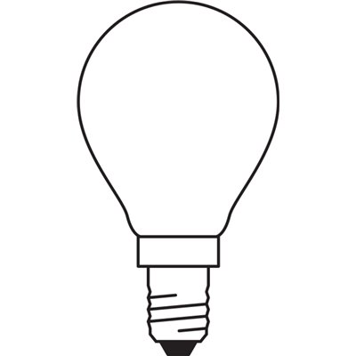 LED Retrofit CLASSIC P 5.9W 865 Frosted E14