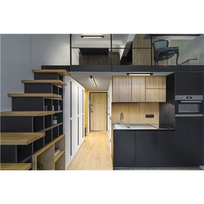 LED Shift Batten 60cm 24W CCT Black