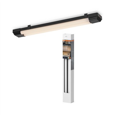 LED Shift Batten 60cm 24W CCT Black