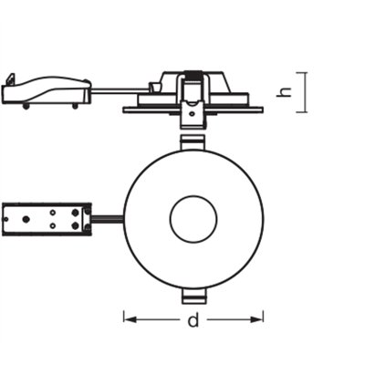 LED Spot Acrylic Frosted 6W 827 White
