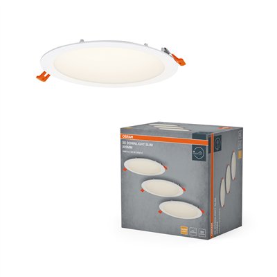 LED spot and downlight recess slim 225mm 22W 830 White