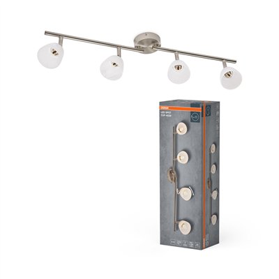 LED Spot Cup 4xG9 Brushed Nickel