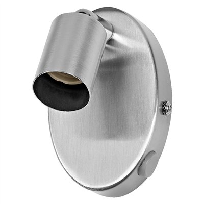 LED Spot Cylinder 1xGU10 Brushed Nickel