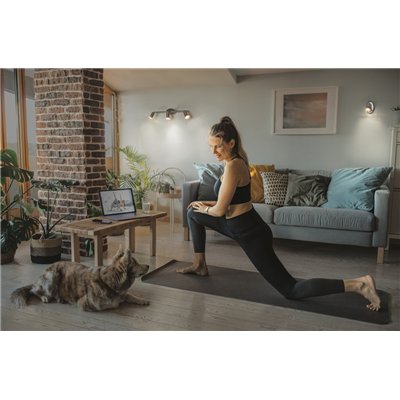 LED Spot Cylinder 4xGU10 Brushed Nickel