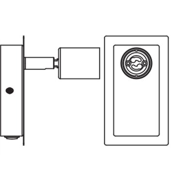 LED Spot Cylinder Duo 1xGU10 Brushed Nickel