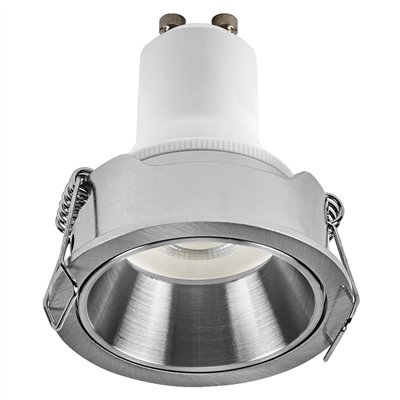 LED Spot Set PAR11 Recess GU10 Dim 3W 827 Satin Nickel