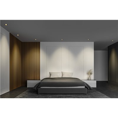 LED Spot Set PAR11 Recess GU10 Dim 3W 827 Satin Nickel