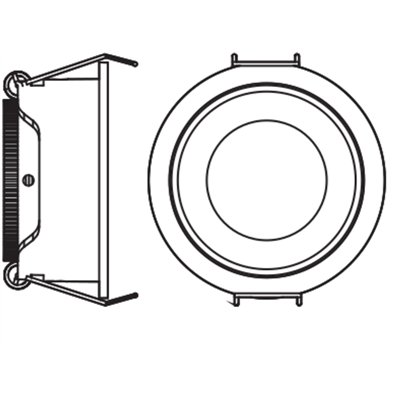 LED Spot Set PAR11 Recess GU10 Dim 3W 827 Satin Nickel