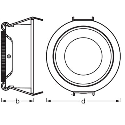 LED Spot Set PAR11 Recess GU10 Dim 3W 827 Satin Nickel