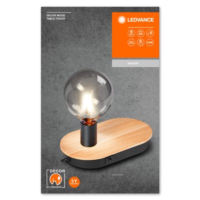 Decor Wood Table Touch E27