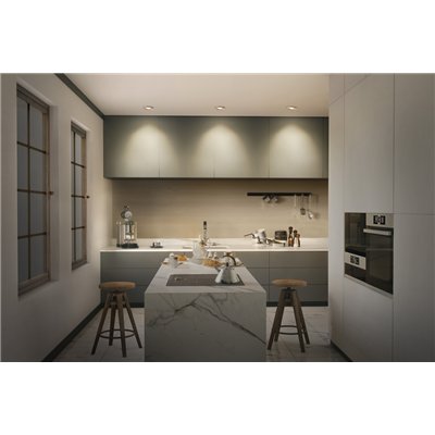 LED Spot Set Recess GU10 Dim Adjustable Click 6W 827 Red Brass