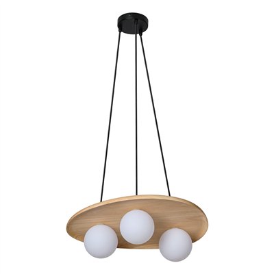 Decor Wood Nest Pendant 1xG9 Brown