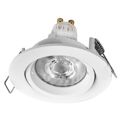 LED Spot Set Recess Twistlock GU10 Adjustable 2.6W 827 White