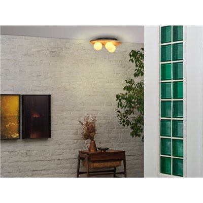 Decor Wood Nest Ceiling 1xG9 Brown