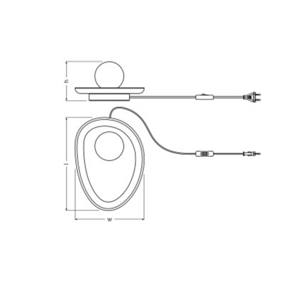 Decor Wood Nest Table 1xG9 Brown