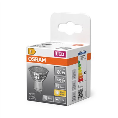 LED STAR PAR16 6.1W 827 GU10