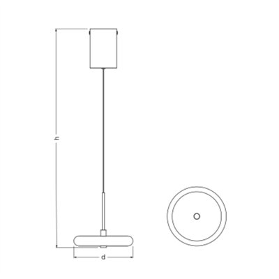 Decor Yoyo Pendant Pendant 6.5W 830 Beige