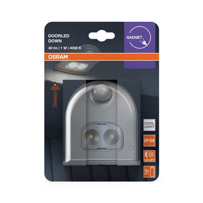 Door LED Down 4000K Silver