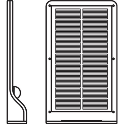 DoorLED Solar 4000K Silver