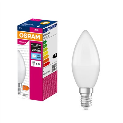 LED VALUE CLASSIC B 25  2.8W/4000K E14