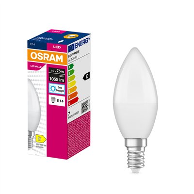 LED VALUE CLASSIC B 75  7W/6500K E14