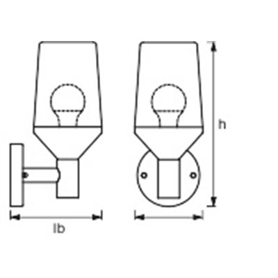 ENDURA CLASSIC CALICE Wall E27