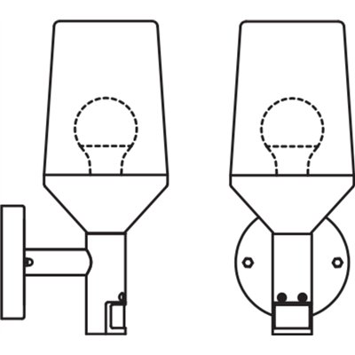 ENDURA CLASSIC CALICE Wall Sensor E27