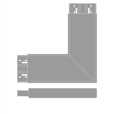 LINEAR INDIVILED CORNER CONNECTOR CORNER CONNECTOR BK