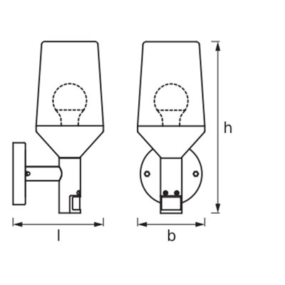 ENDURA CLASSIC CALICE Wall Sensor E27