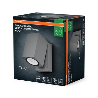 Endura Classic Cube ADJ Wall Adjustable Wall Silver