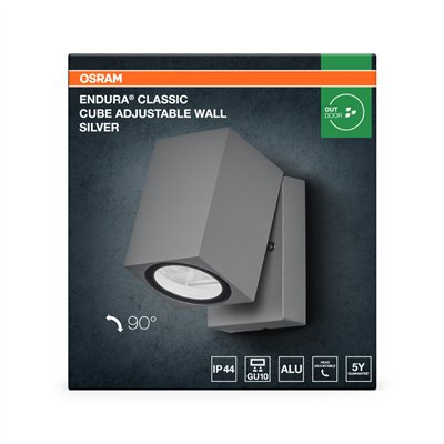 Endura Classic Cube ADJ Wall Adjustable Wall Silver
