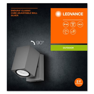 Endura Classic Cube ADJ Wall Adjustable Wall Silver