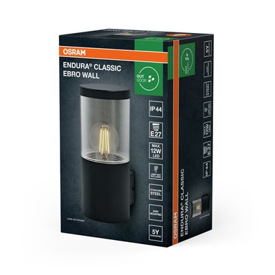 Endura Classic Ebro Wall E27 Dark Gray