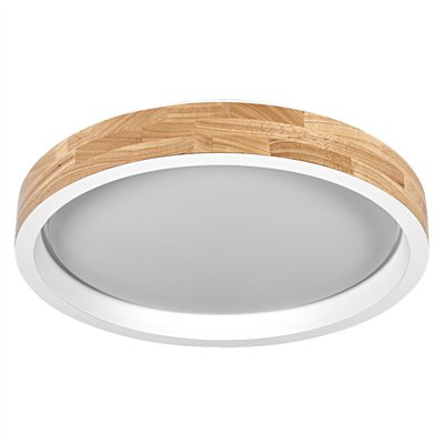 Orbis Mariano 410mm 24W 830 Click DIM Wood and White